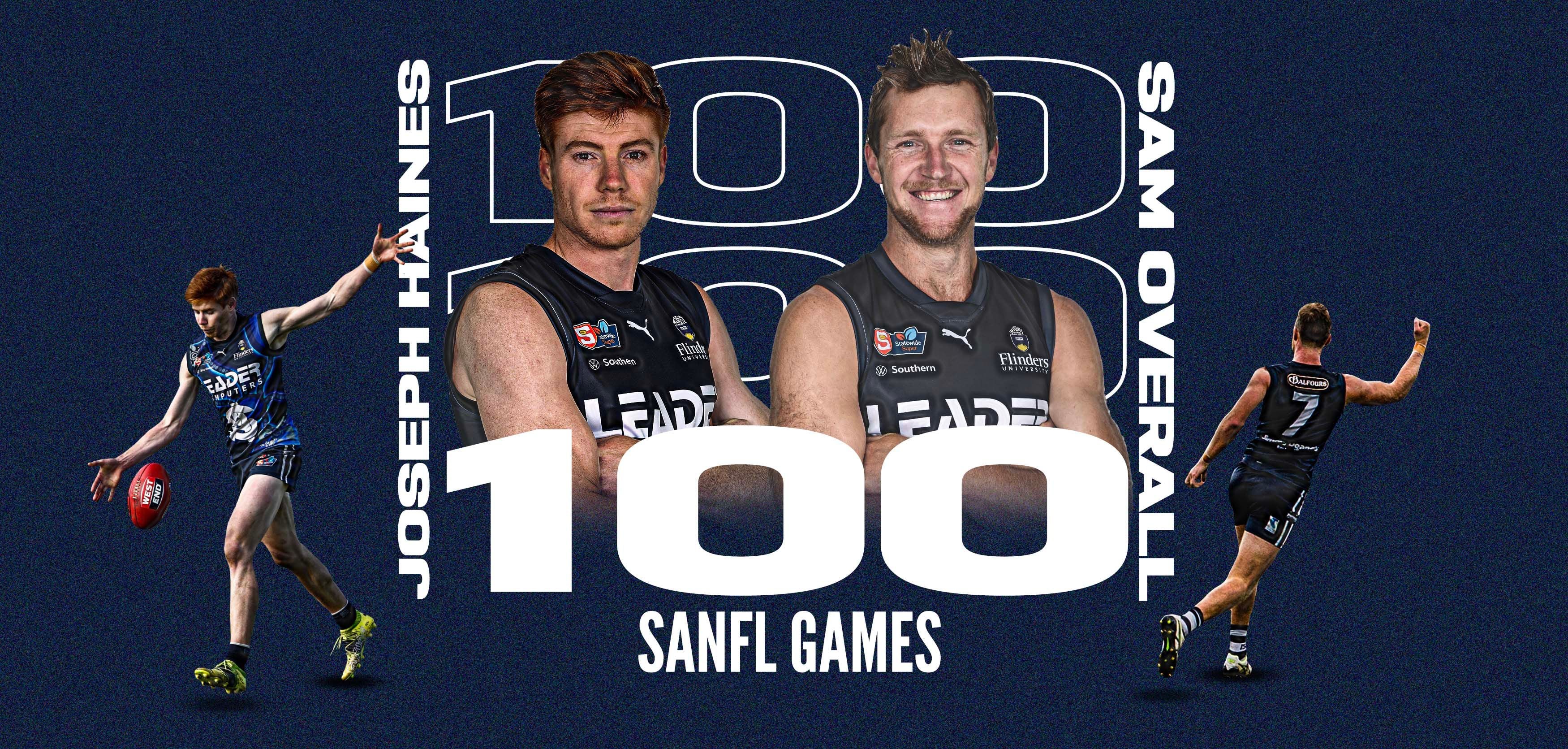 Joe Haines & Sam Overall 100 Games. Joe Haines & Sam Overall 100 Games.